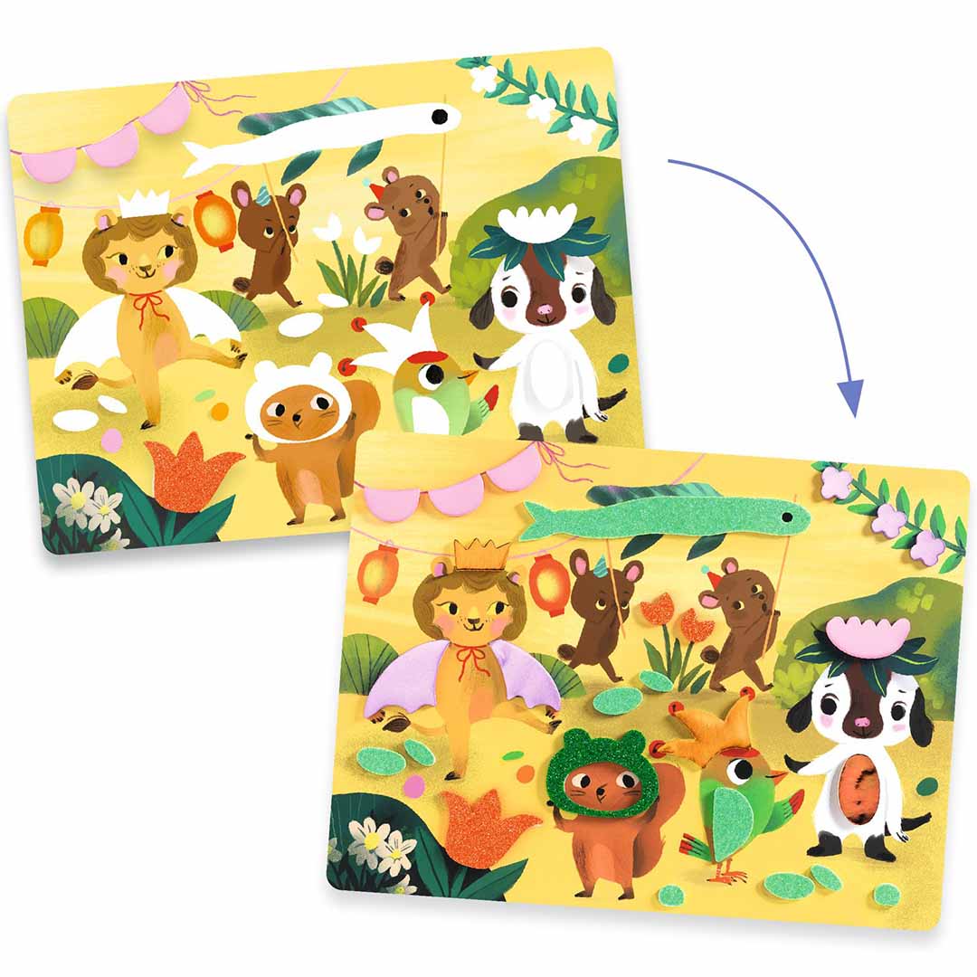 djeco knutselset sparkling parties | DJ00067 | 4