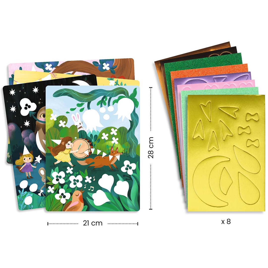 djeco knutselset sparkling parties | DJ00067 | 5