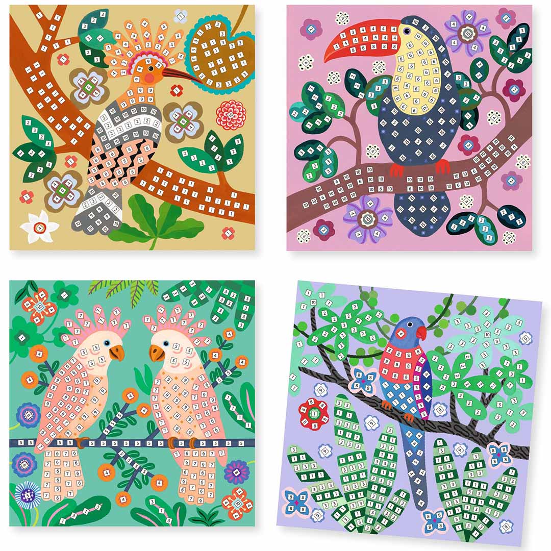 djeco mozaïek boomtoppen | DJ09419 | 2