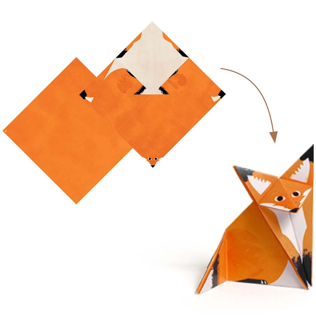 djeco origami - boswandeling | DJ08704 | 4