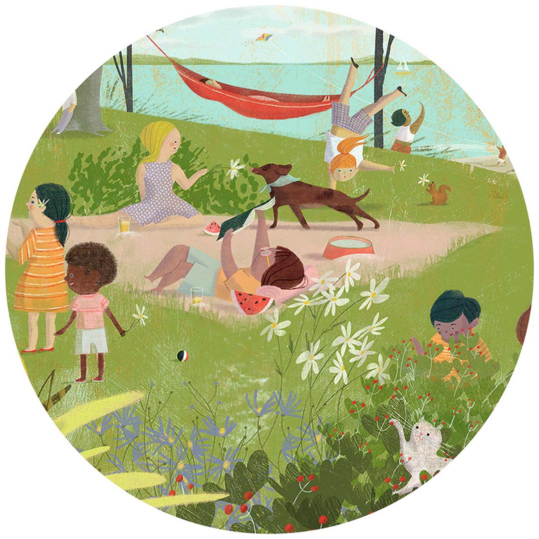 djeco puzzel a summer's day - 350st | DJ07689 | 2