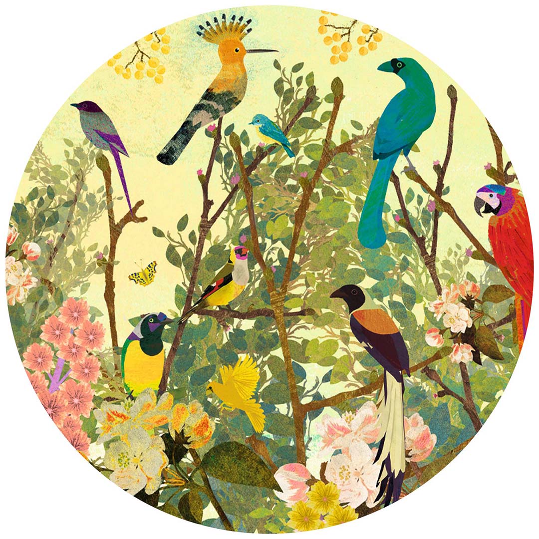 djeco puzzel peaceful birds - 1000st | DJ07687 | 2