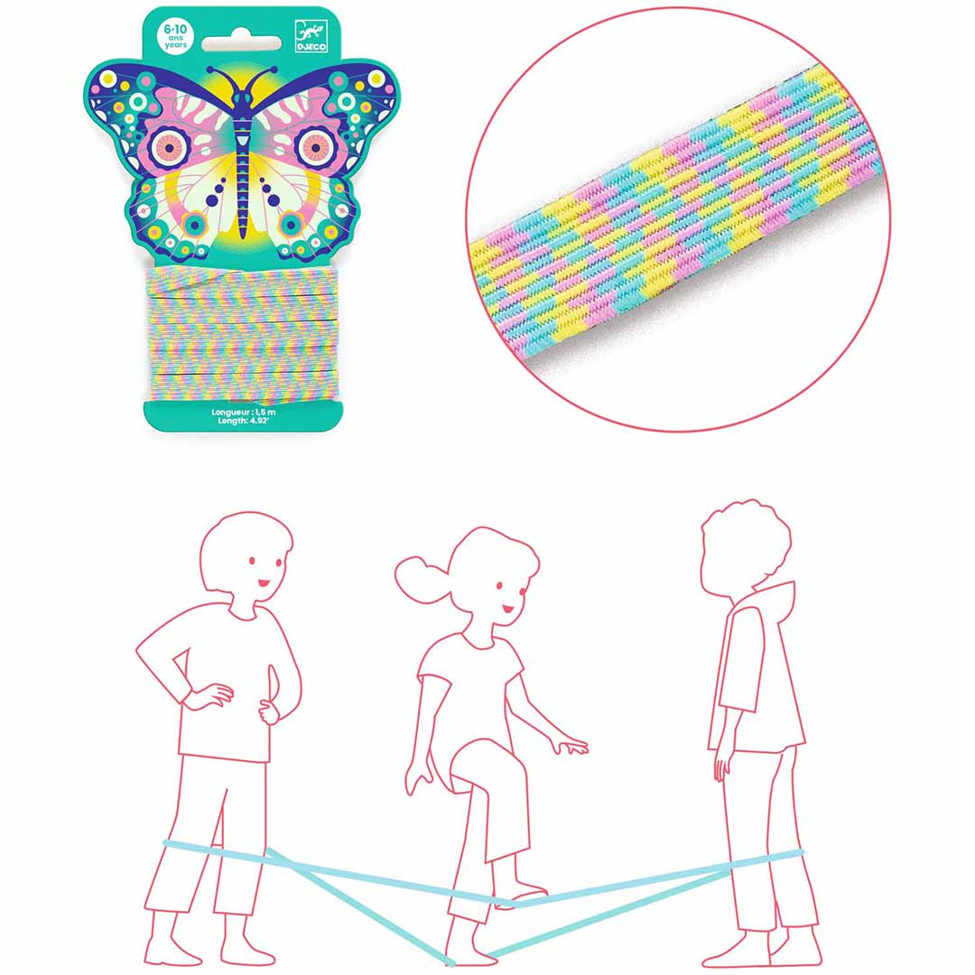 djeco springelastiek vlinder | DJ02097 | 2