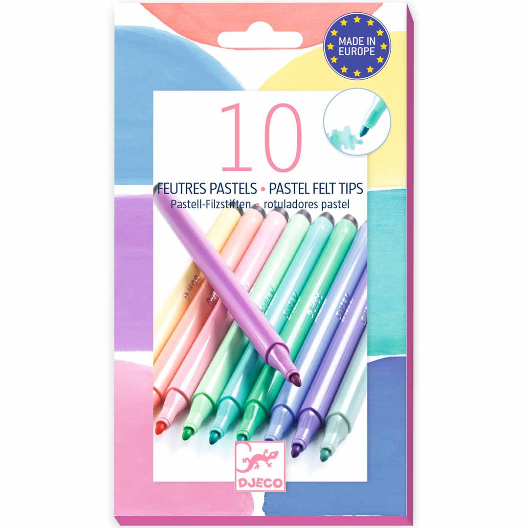 djeco stiften pastel - 10st | DJ09532 | 1
