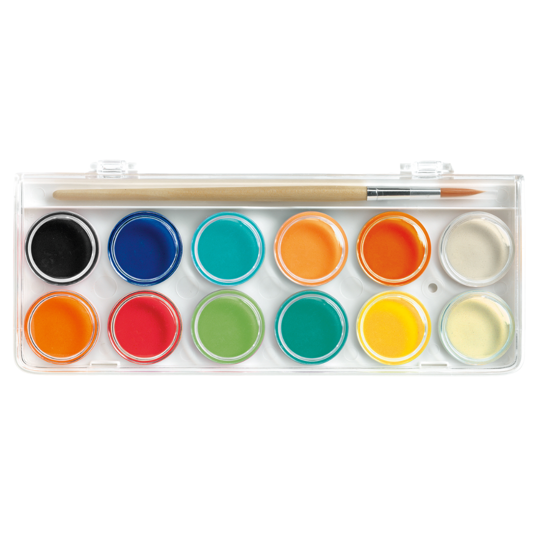djeco waterverf - classic - 12 kleuren | DJ08803 | 1