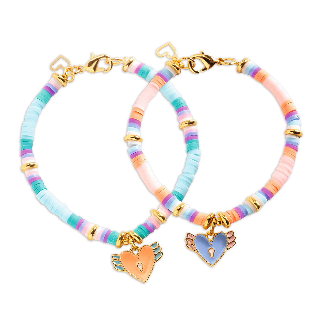 djeco armbandjes maken me & you - heart heishi | DJ00015 | 1