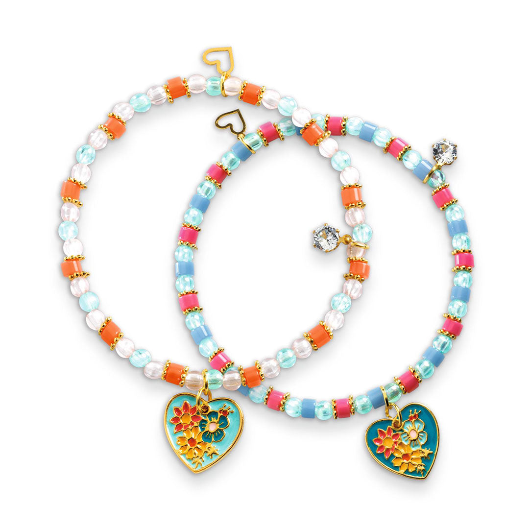 djeco armbandjes maken me & you - heart threading