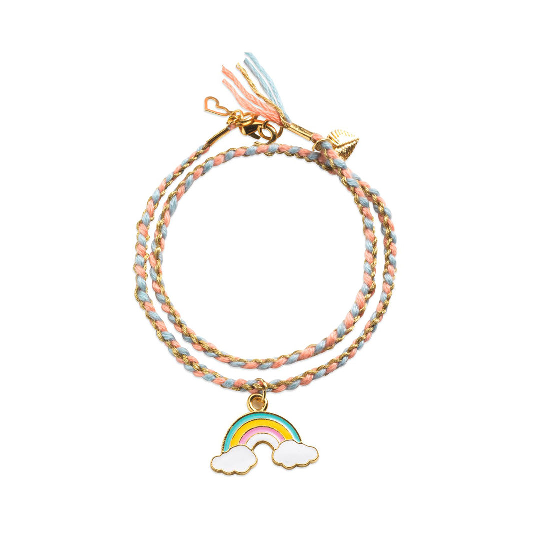 djeco armbandjes maken me & you - rainbow kumihimo | DJ00014 | 1