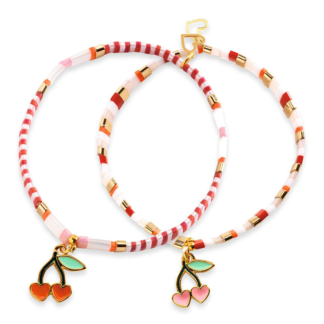 djeco armbandjes maken me & you - tila and cherries | DJ00017 | 1