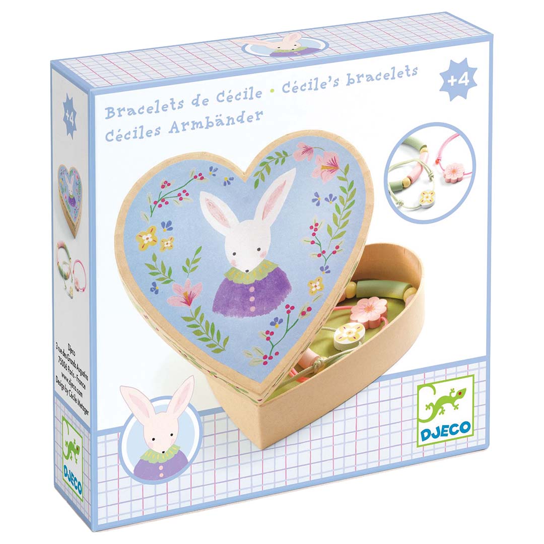 djeco armbandjes met opbergdoosje - cecile