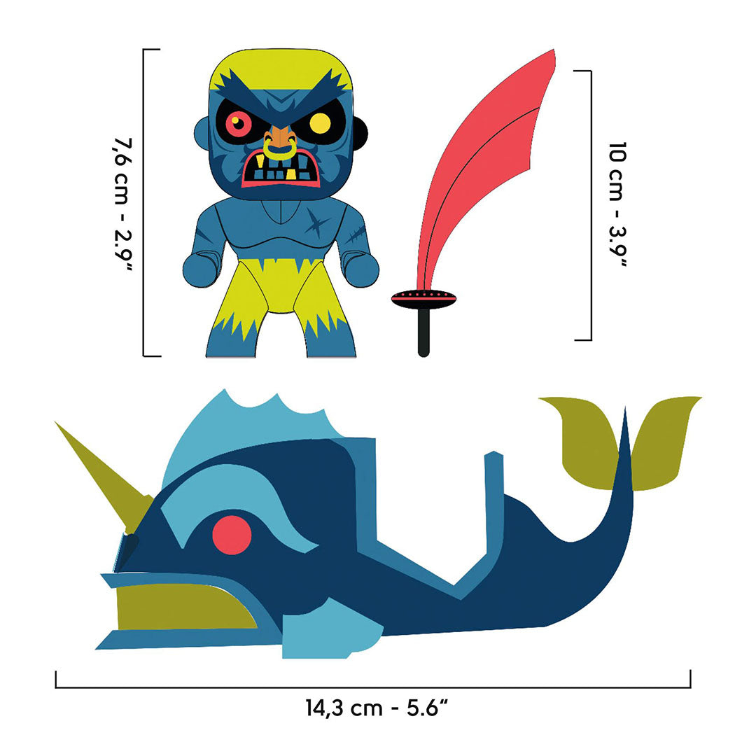 djeco arty toys - terrible & monster | DJ06839 | 2