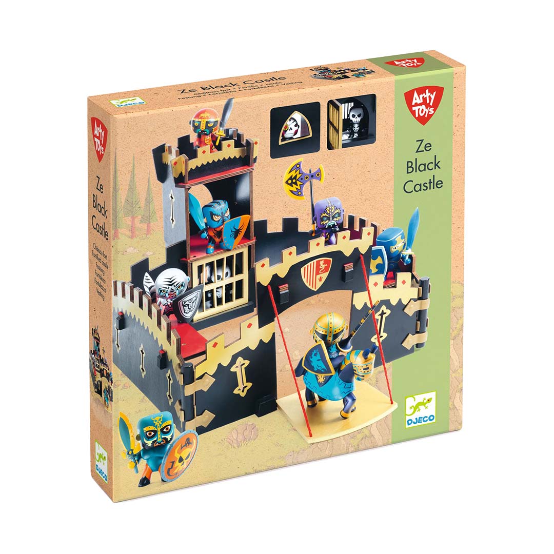 djeco arty toys - ze black castle | DJ06749 | 1