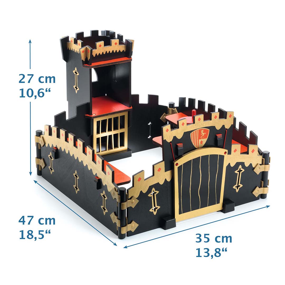 djeco arty toys - ze black castle | DJ06749 | 3