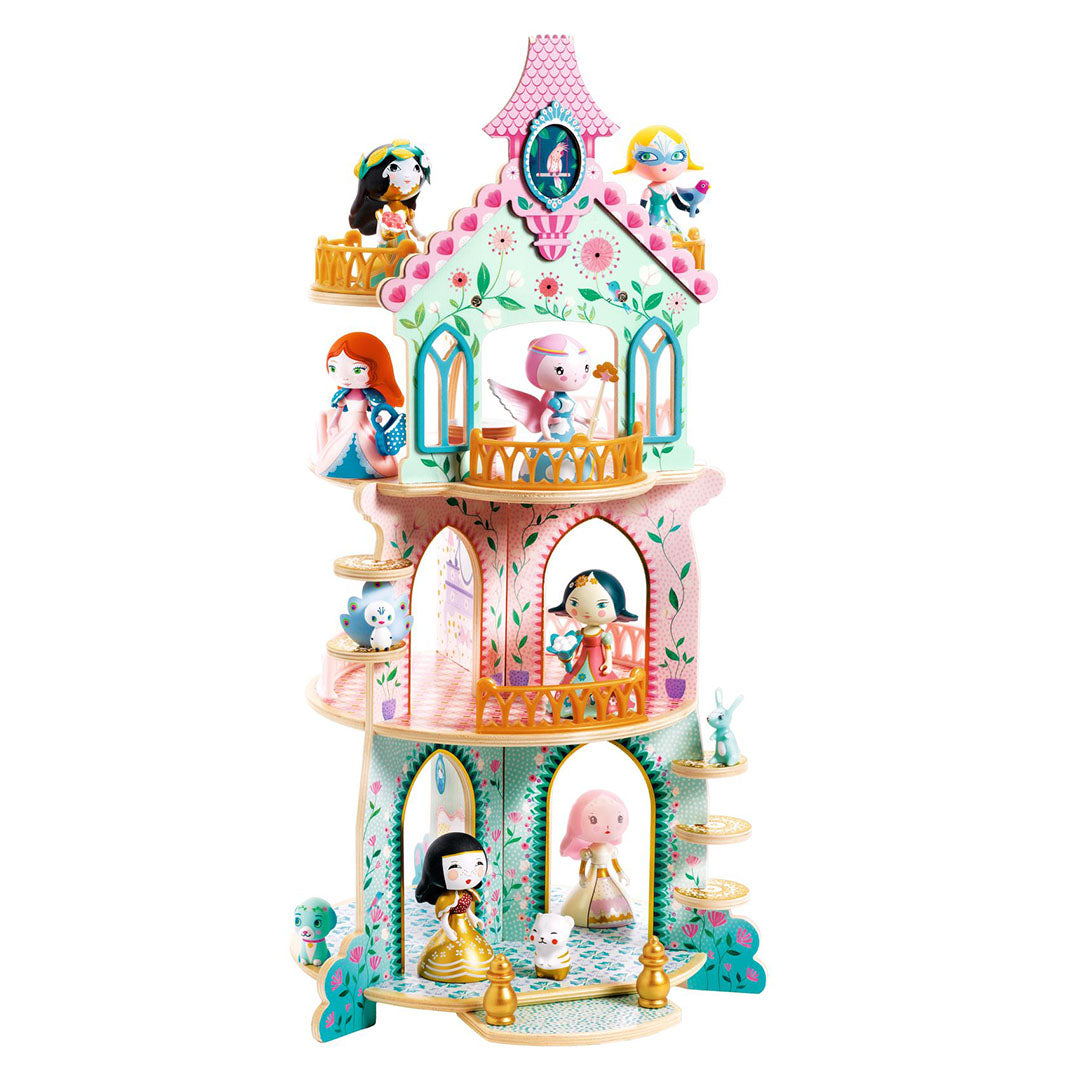 djeco arty toys poppenhuis - ze princess tower | DJ06787 | 3