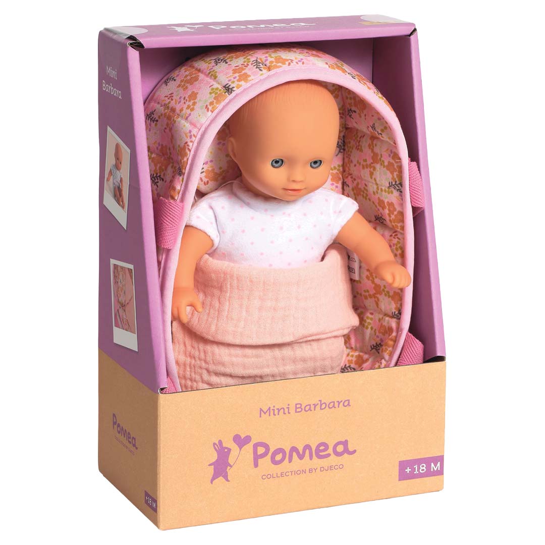 djeco babypop pomea - mini barbara - 20 cm | DJ07724 | 3