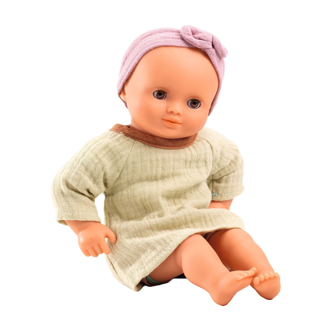 djeco babypop pomea - pistache - 32 cm