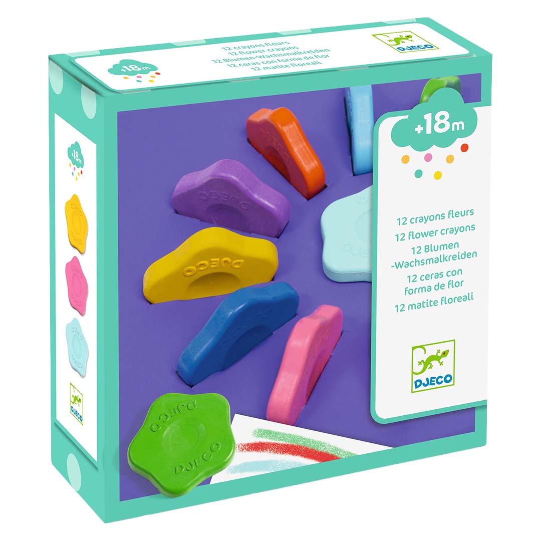 djeco bloemenkrijtjes - 12st
