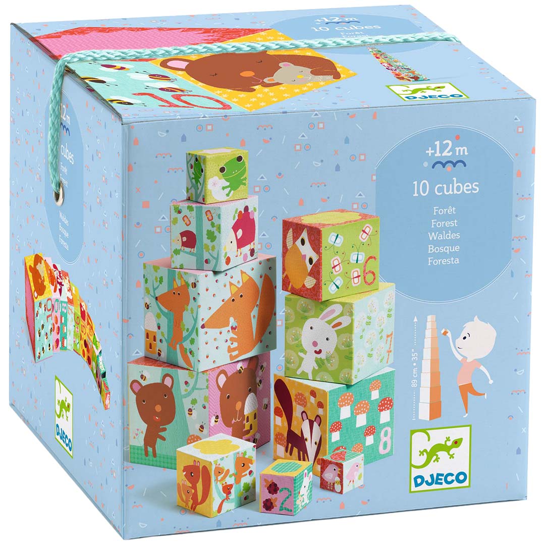djeco bouwblokken bosdieren | DJ08507 | 1