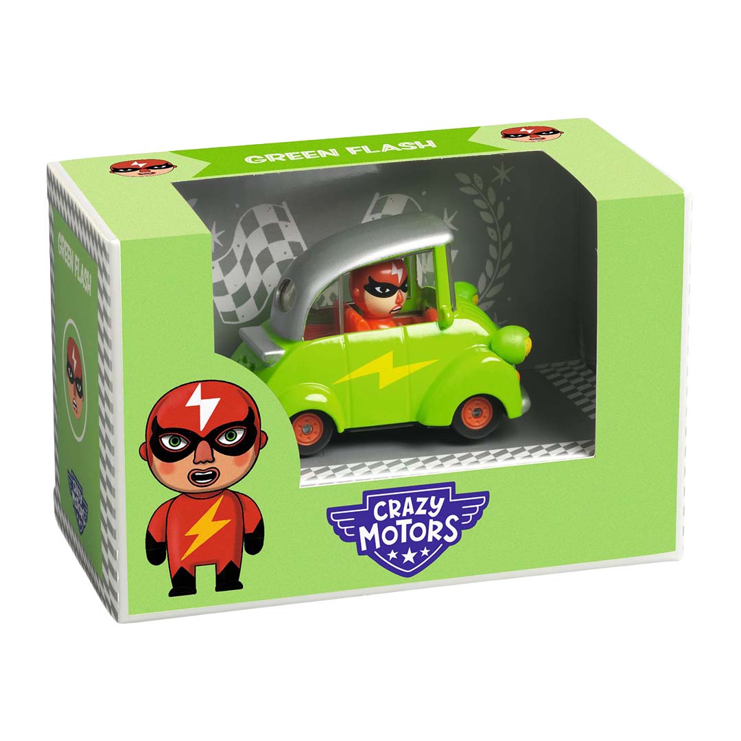 djeco crazy motors auto - green flash | DJ05471 | 1