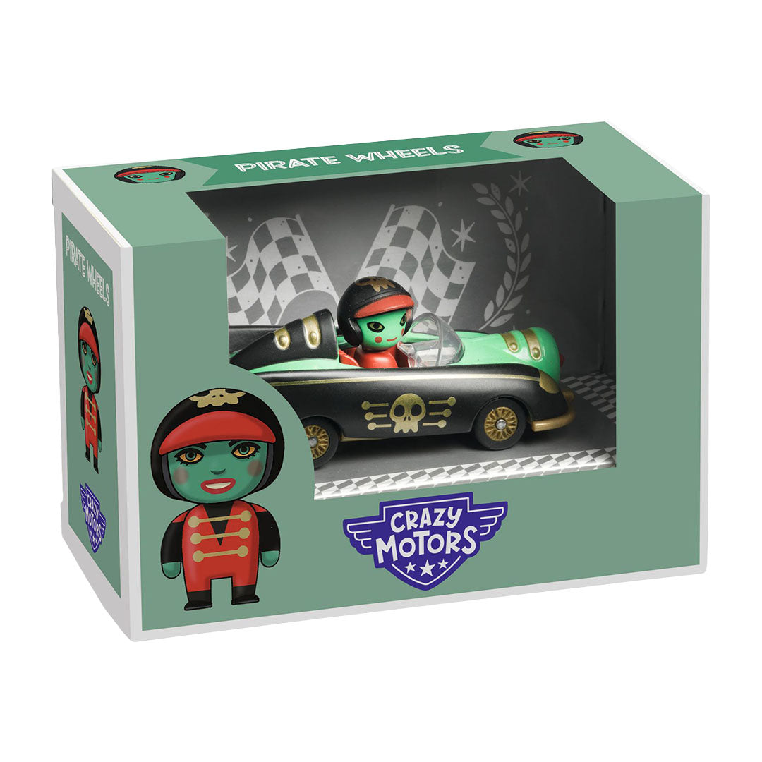 djeco crazy motors auto - pirate wheels