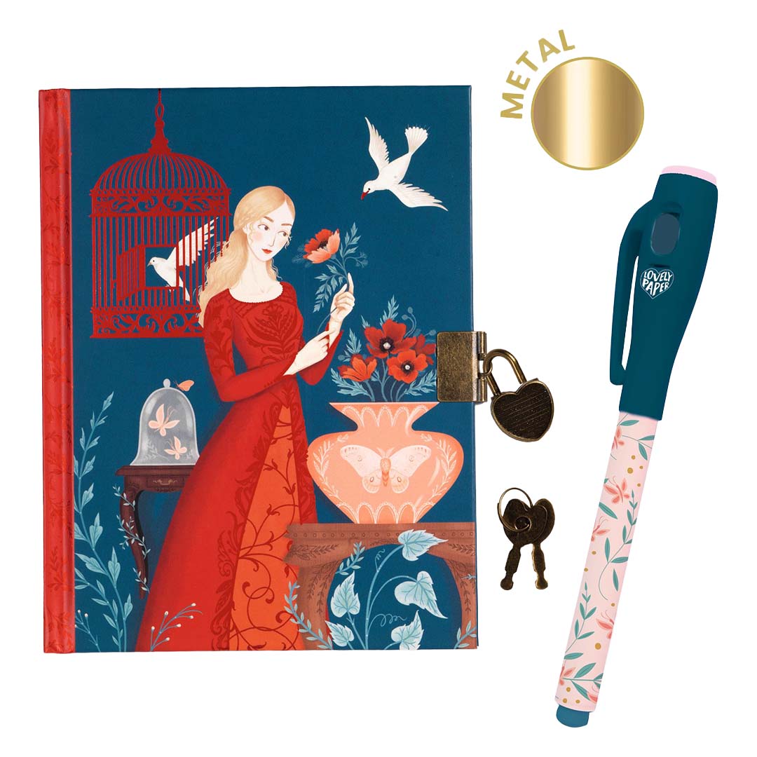 djeco dagboek magische pen - lisa