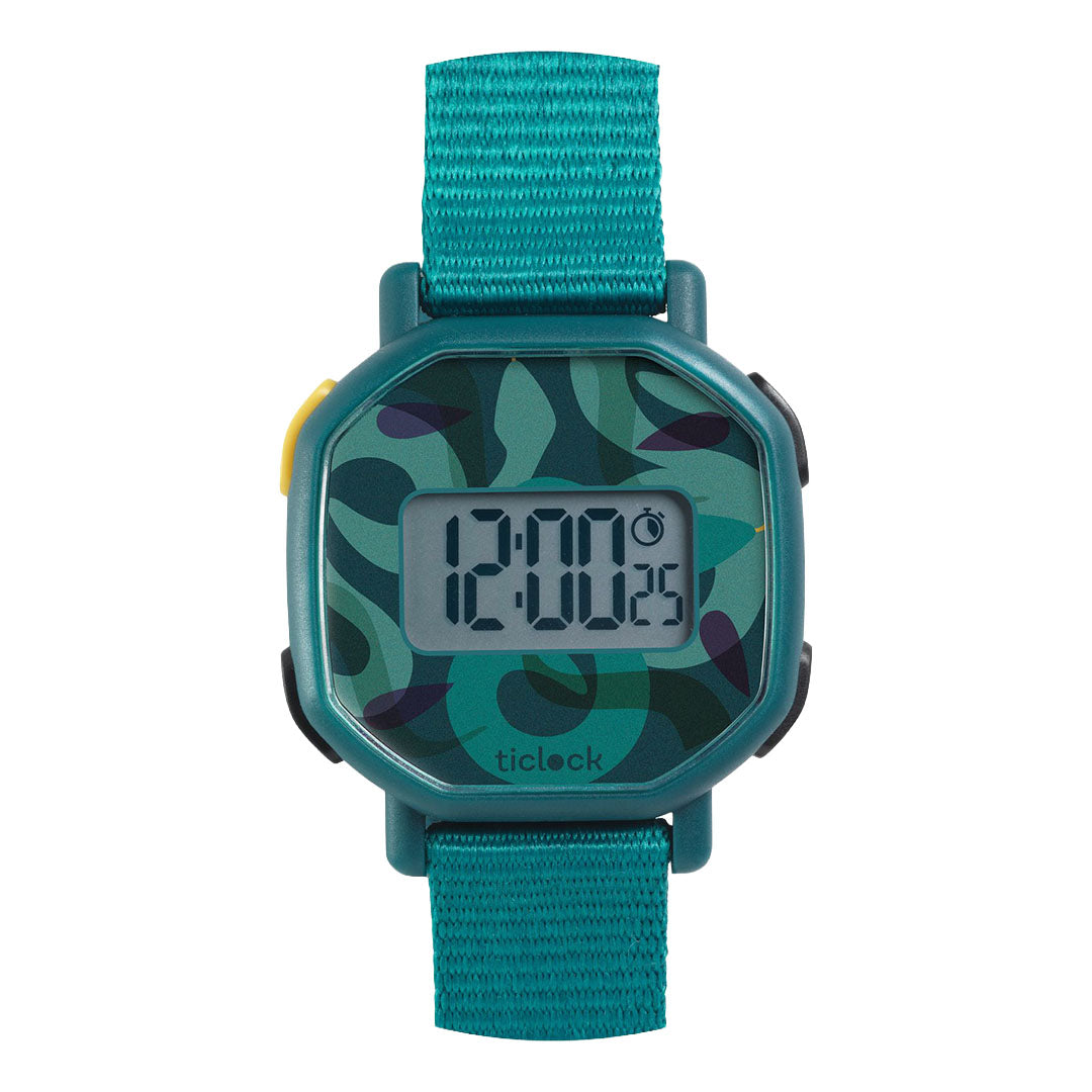 djeco digitaal kinderhorloge green snakes