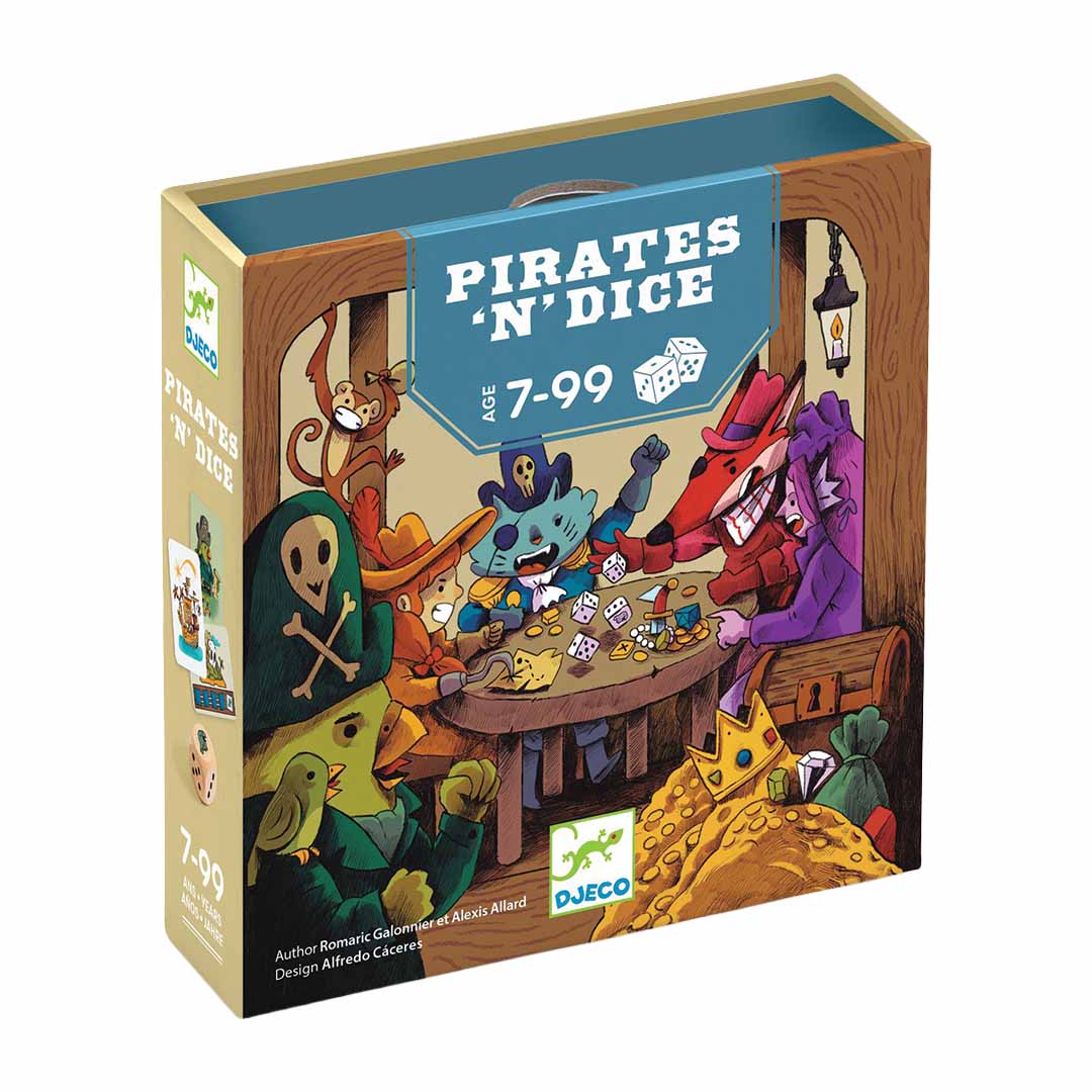 djeco dobbelspel pirate 'n' dice