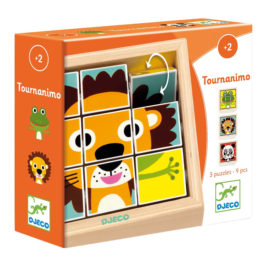 djeco draaipuzzel touranimo - 9st | DJ01953 | 0