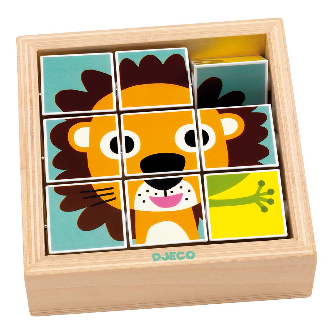 djeco draaipuzzel touranimo - 9st | DJ01953 | 1