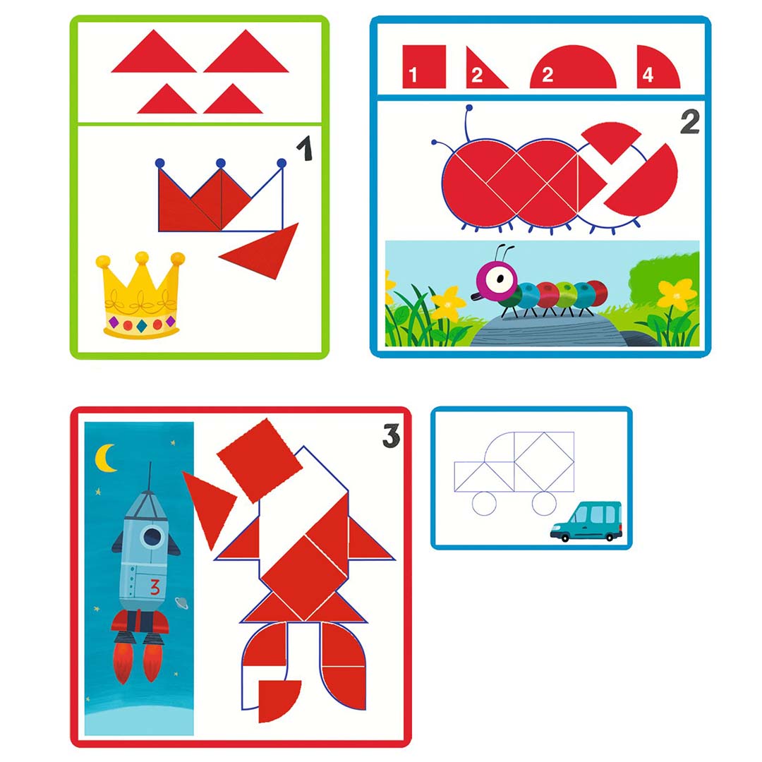 djeco educatief tangram spel | DJ08300 | 2