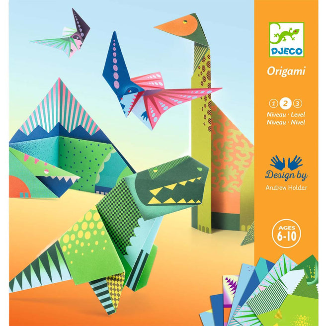 djeco eenvoudige origami - dinosaurussen