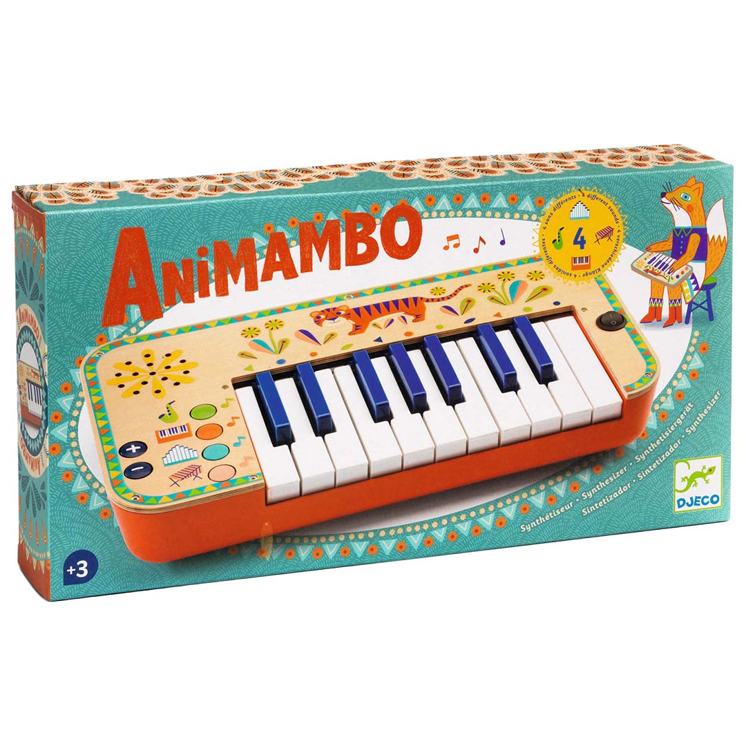 djeco elektrisch keyboard animambo