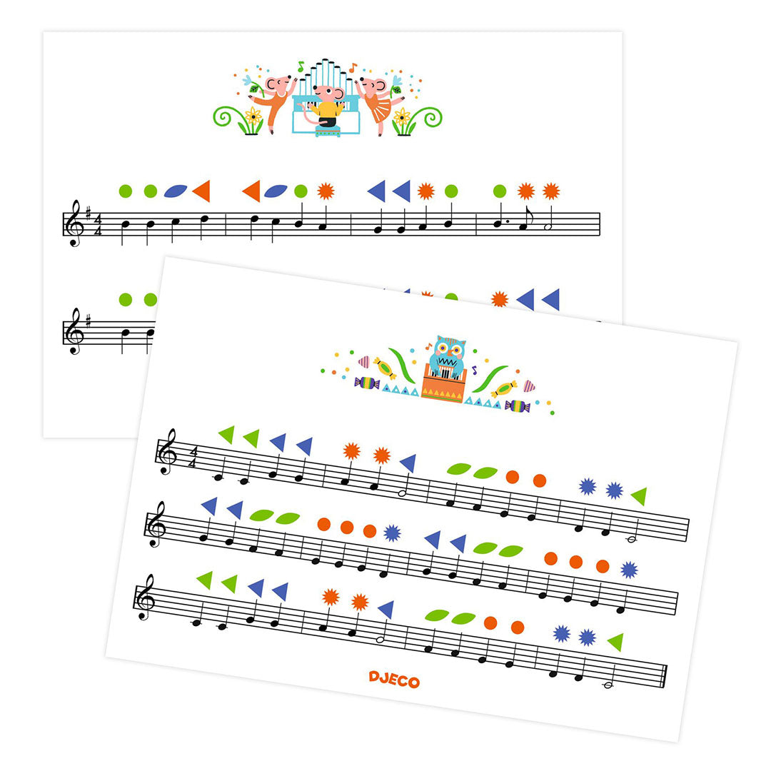 djeco elektrisch keyboard animambo