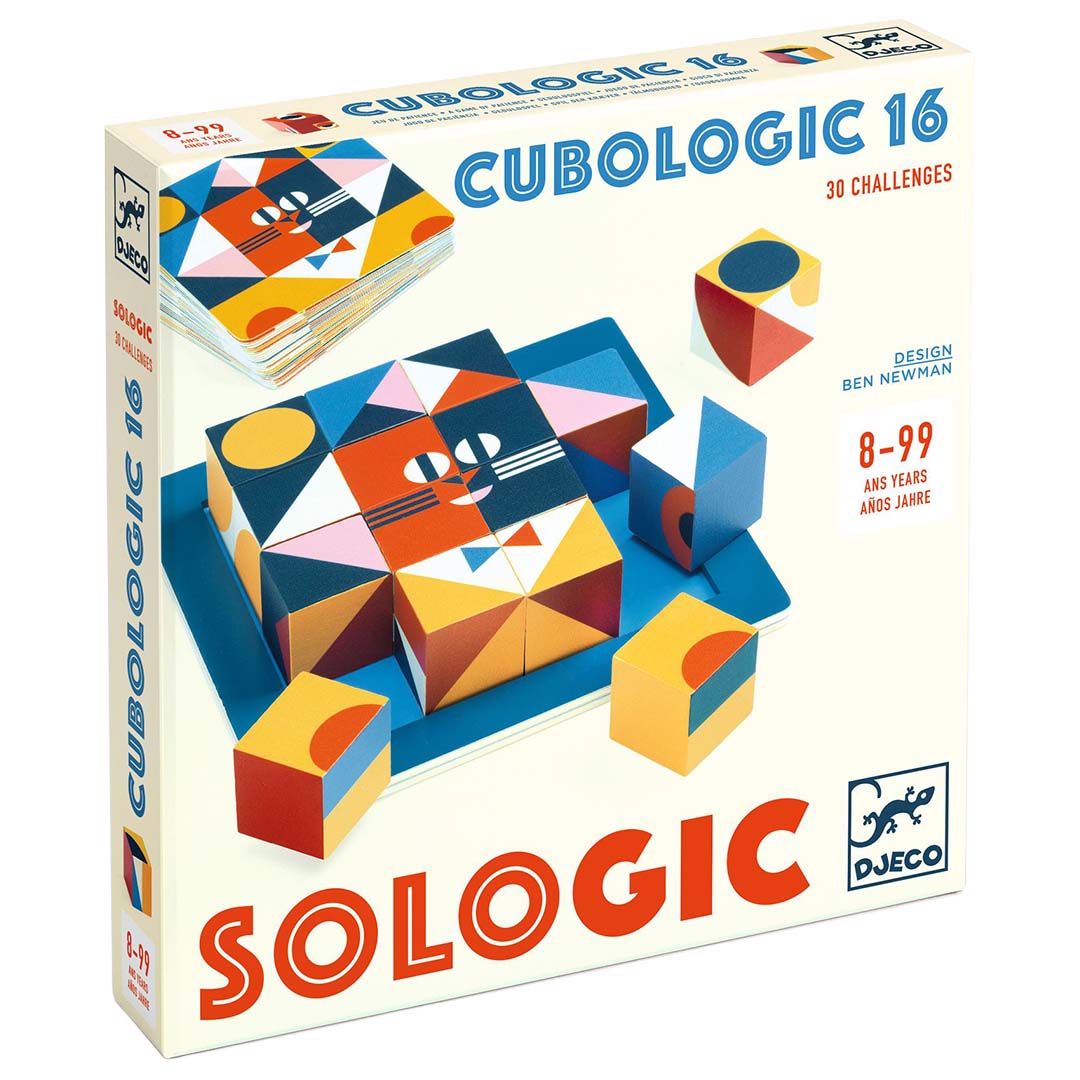 djeco geduldspel sologic - cubologic 16