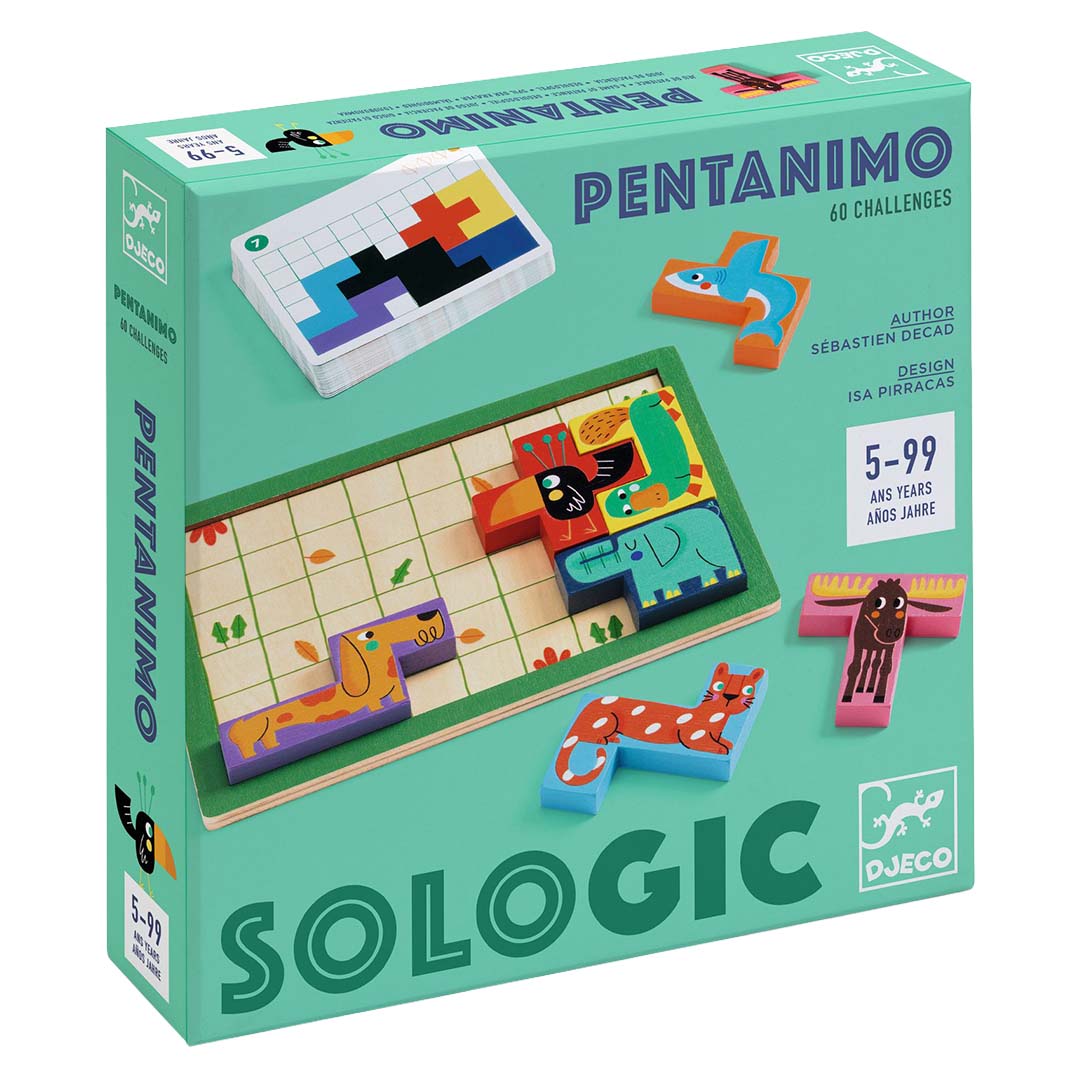 djeco geduldspel sologic - pentanimo