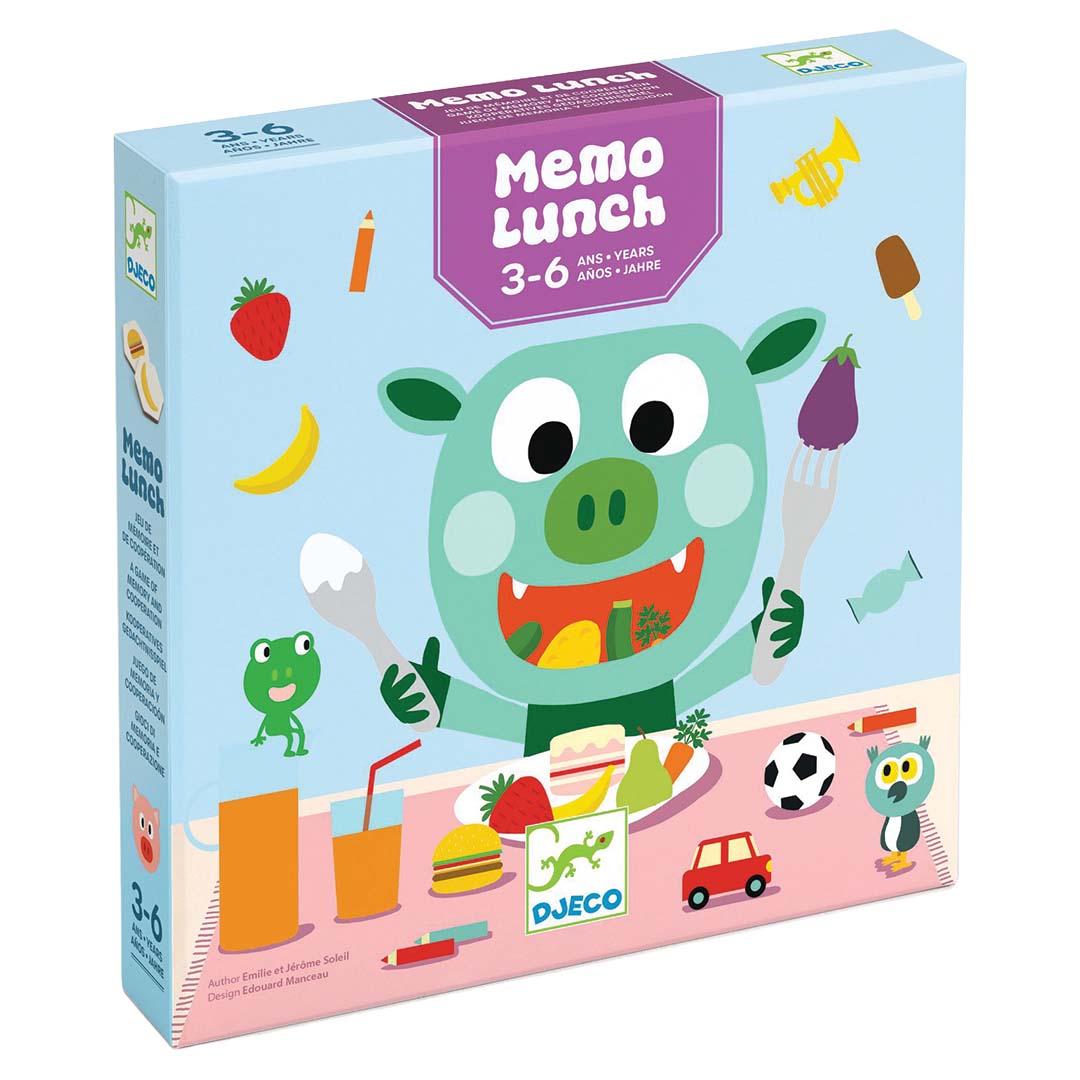 djeco geheugen- en samenwerkingsspel - memo lunch | DJ00819 | 0