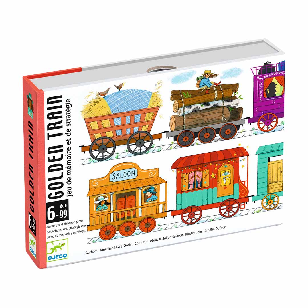 djeco geheugen- en strategiespel golden train