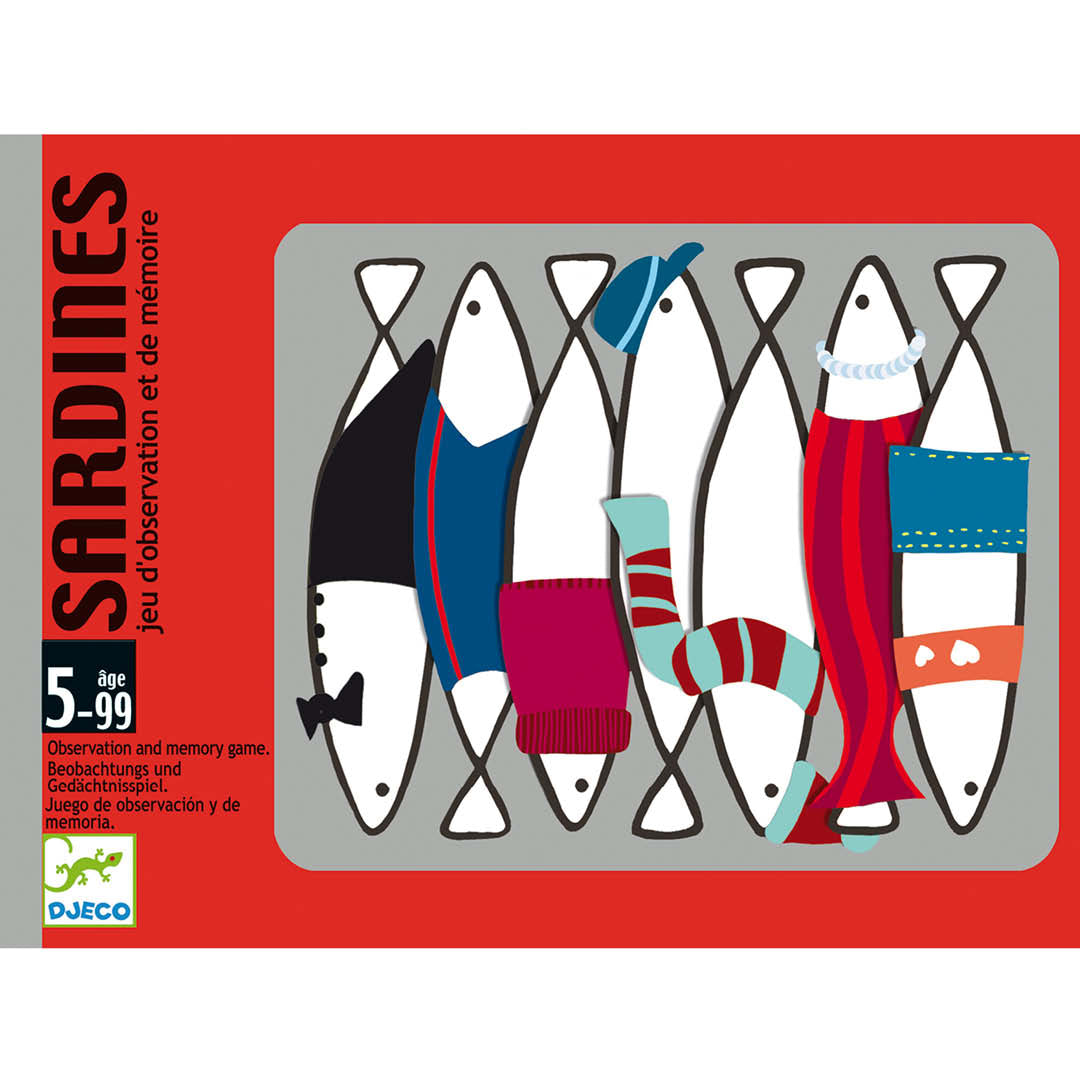 Djeco geheugenspel sardines DJ05161 | ilovespeelgoed