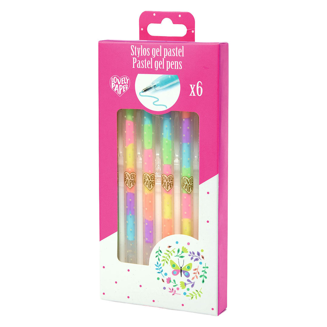 djeco gelpennen - pastel - 6st