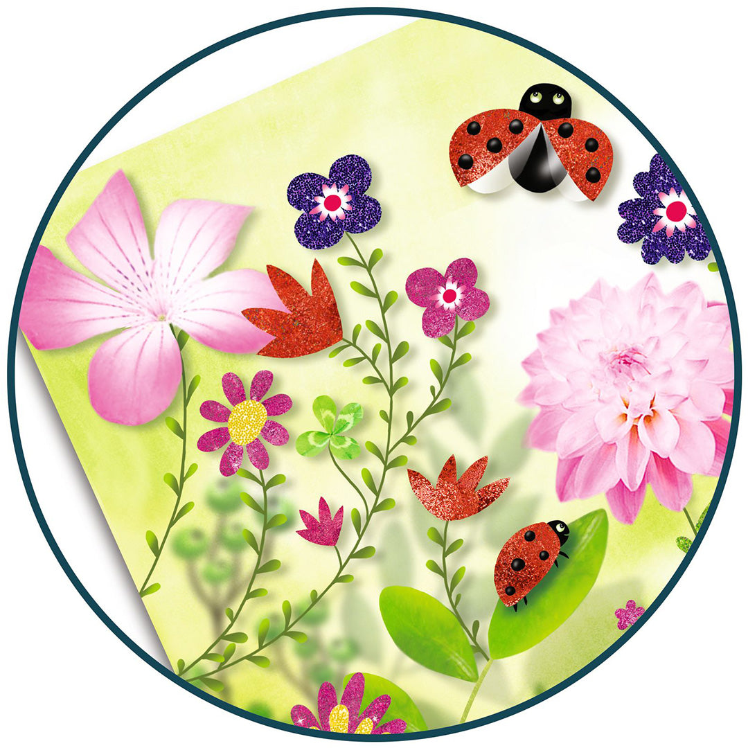 djeco glitterschilderijen vlinders en kleine beestjes