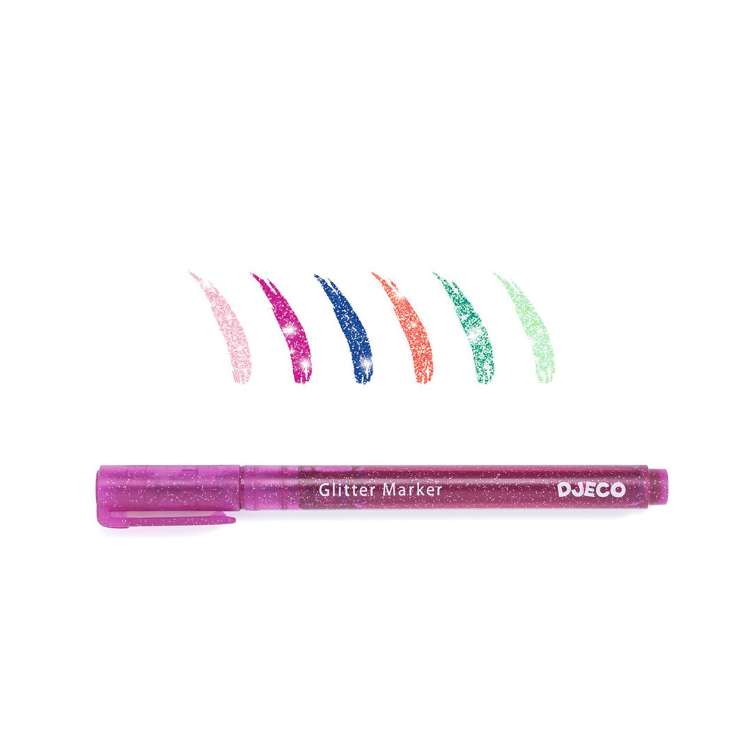djeco glitterstiften - 6st | DJ08877 | 1