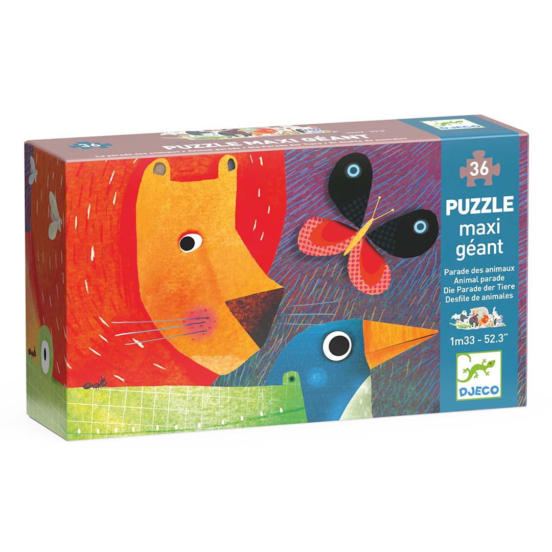 djeco grote puzzel dierenparade (36st) | DJ07171 | 1