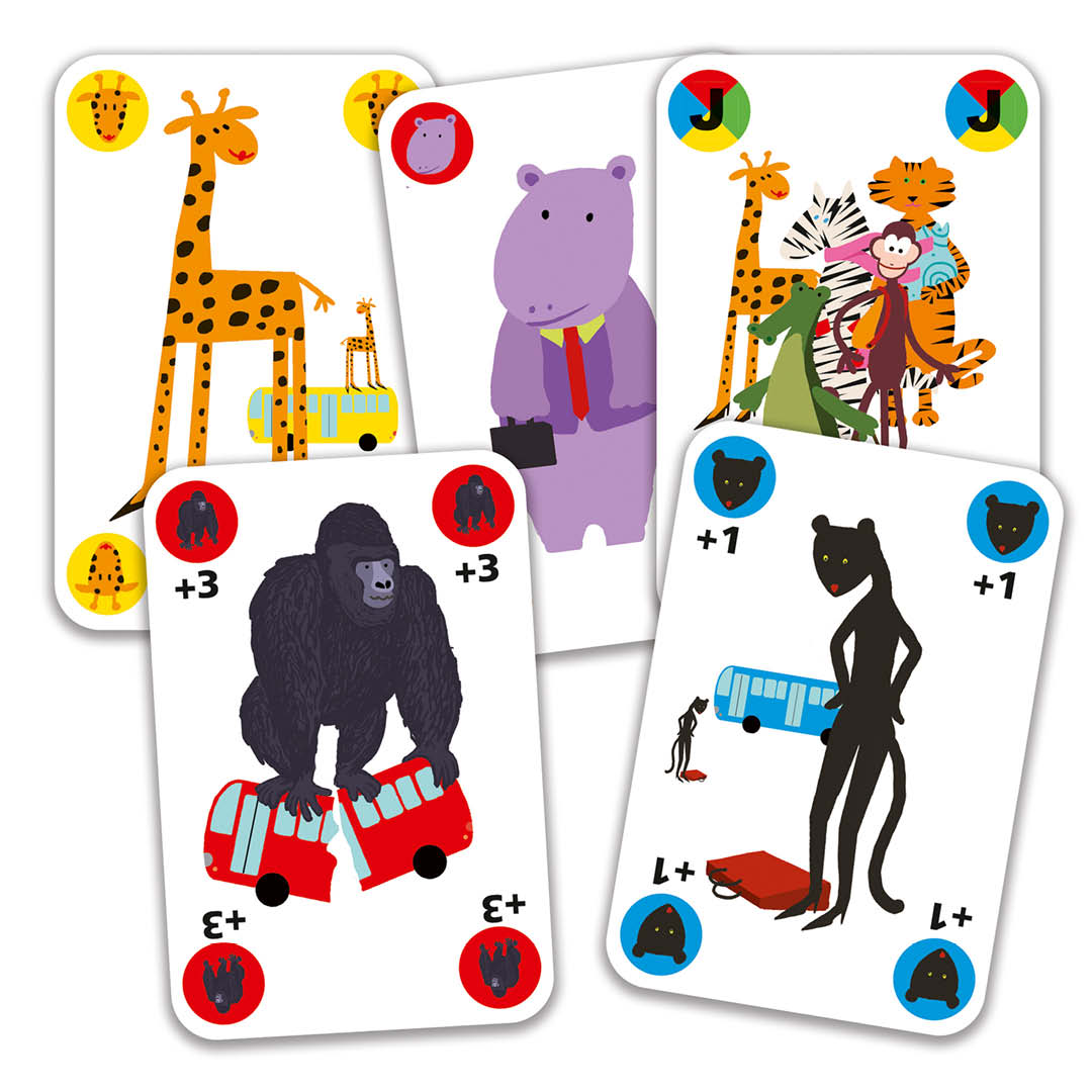 djeco kaartspel gorilla - strategiespel | DJ05123 | 1