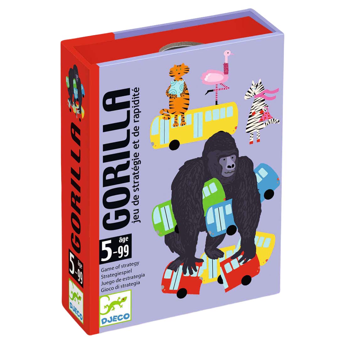 djeco kaartspel gorilla - strategiespel