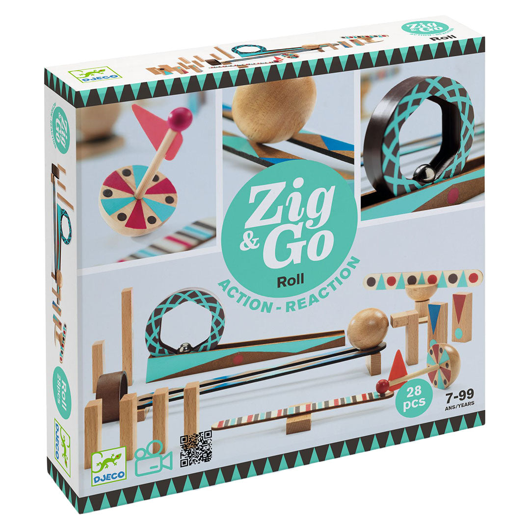 djeco kettingreactiespel zig & go - 28st