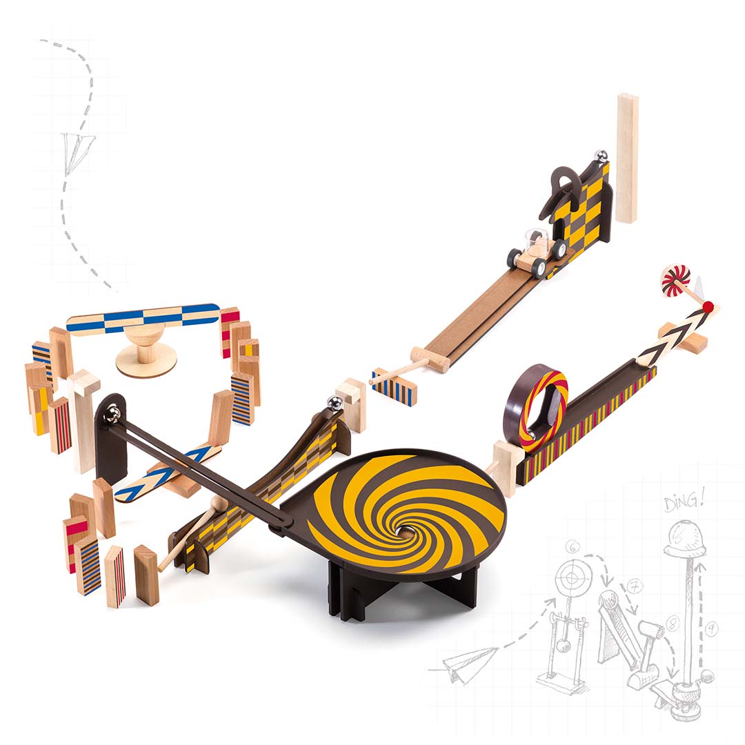 djeco kettingreactiespel zig & go - 45st | DJ05643 | 1