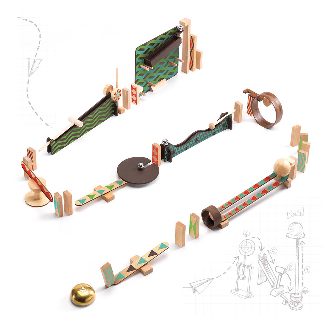 djeco kettingreactiespel zig & go - 48st | DJ05644 | 2