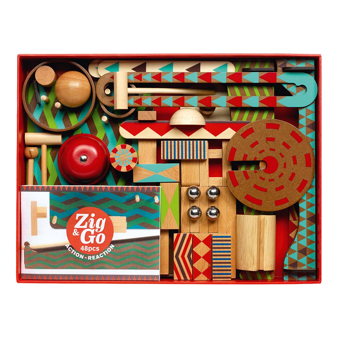djeco kettingreactiespel zig & go - 48st | DJ05644 | 1