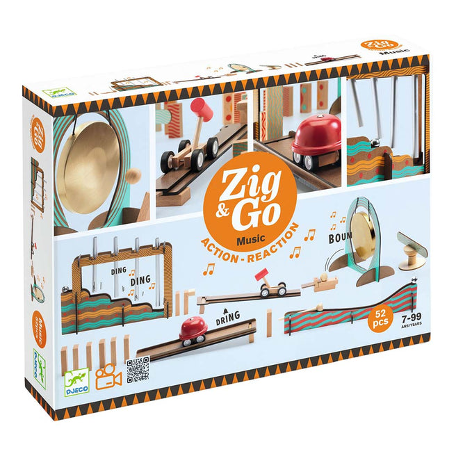 djeco kettingreactiespel zig & go - music - 52st