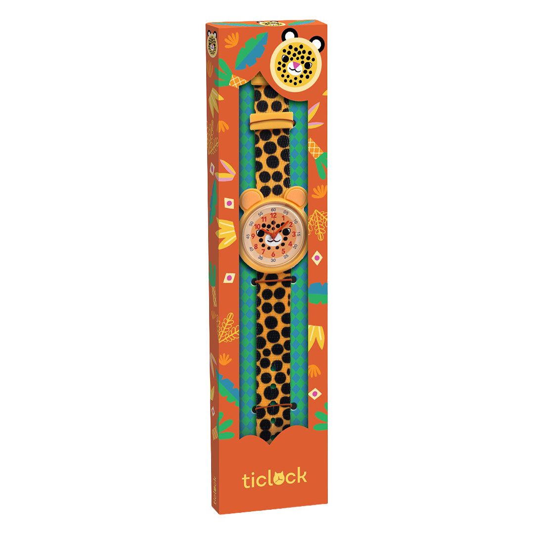 djeco kinderhorloge - cheetah